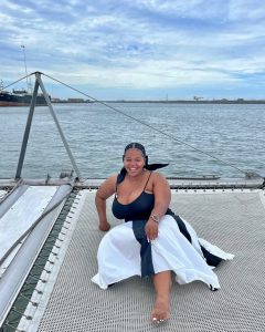 Claire, a 35-year-old independent woman in Nairobi looking for a younger man to build a meaningful relationship